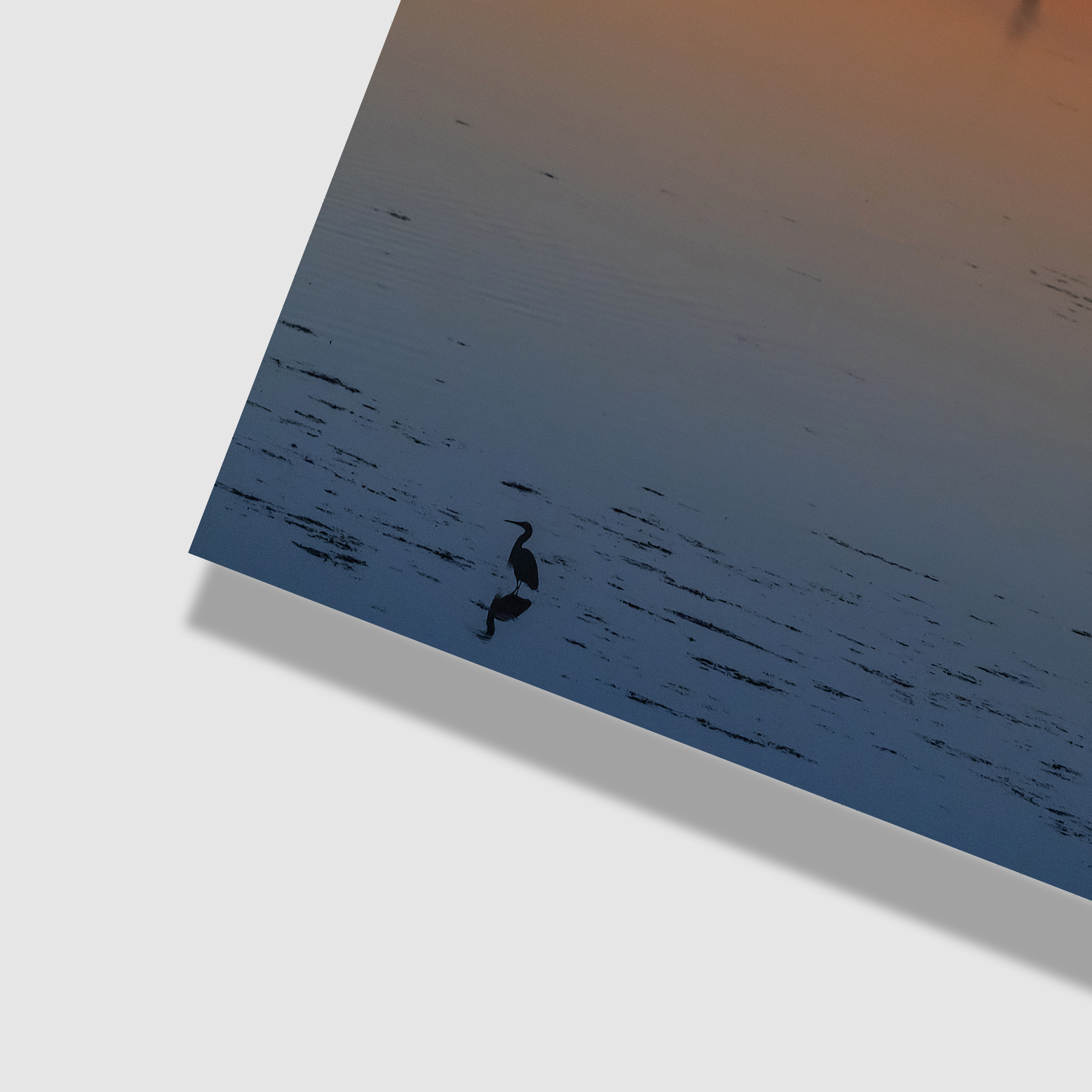 Venezia, 30 novembre 2020.La laguna di fronte Porto Marghera.